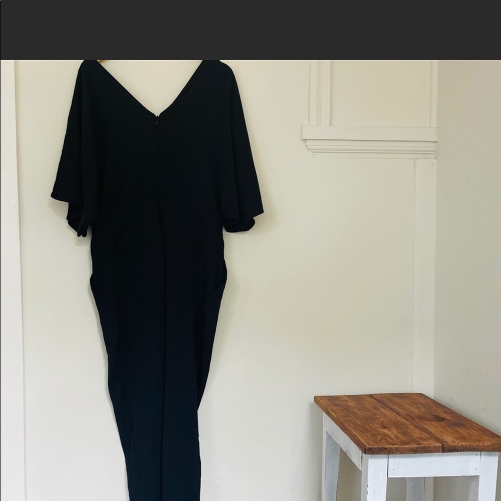 Anthropologie Elevenses Dolman Sleeve Jumpsuit in Black - Picture 5 of 8
